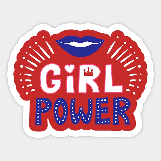 Girl power Sticker by Yeroma